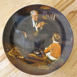 Vintage NWB Norman Rockwell Plate